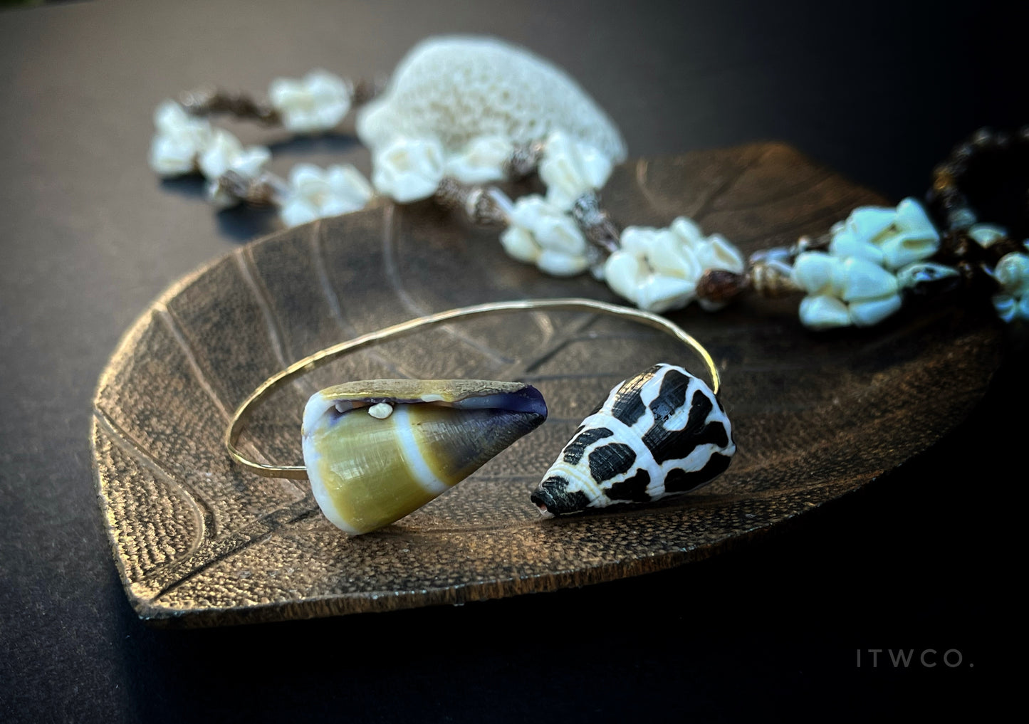 Seashell Statement Cuff MTO