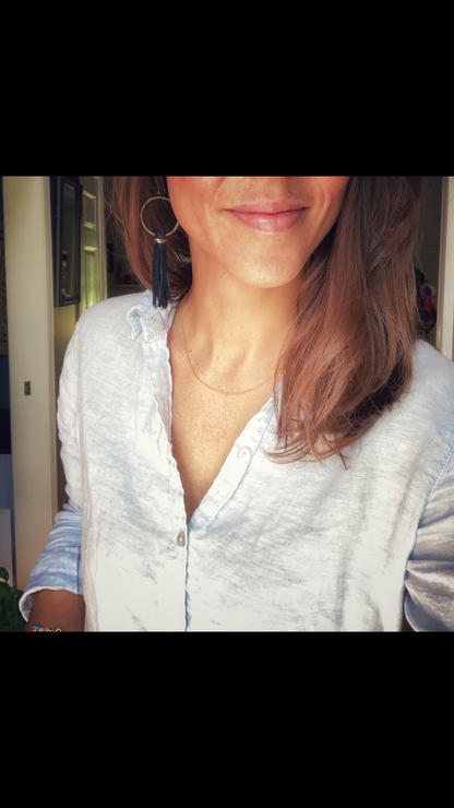 The Chiliad Leather Earrings