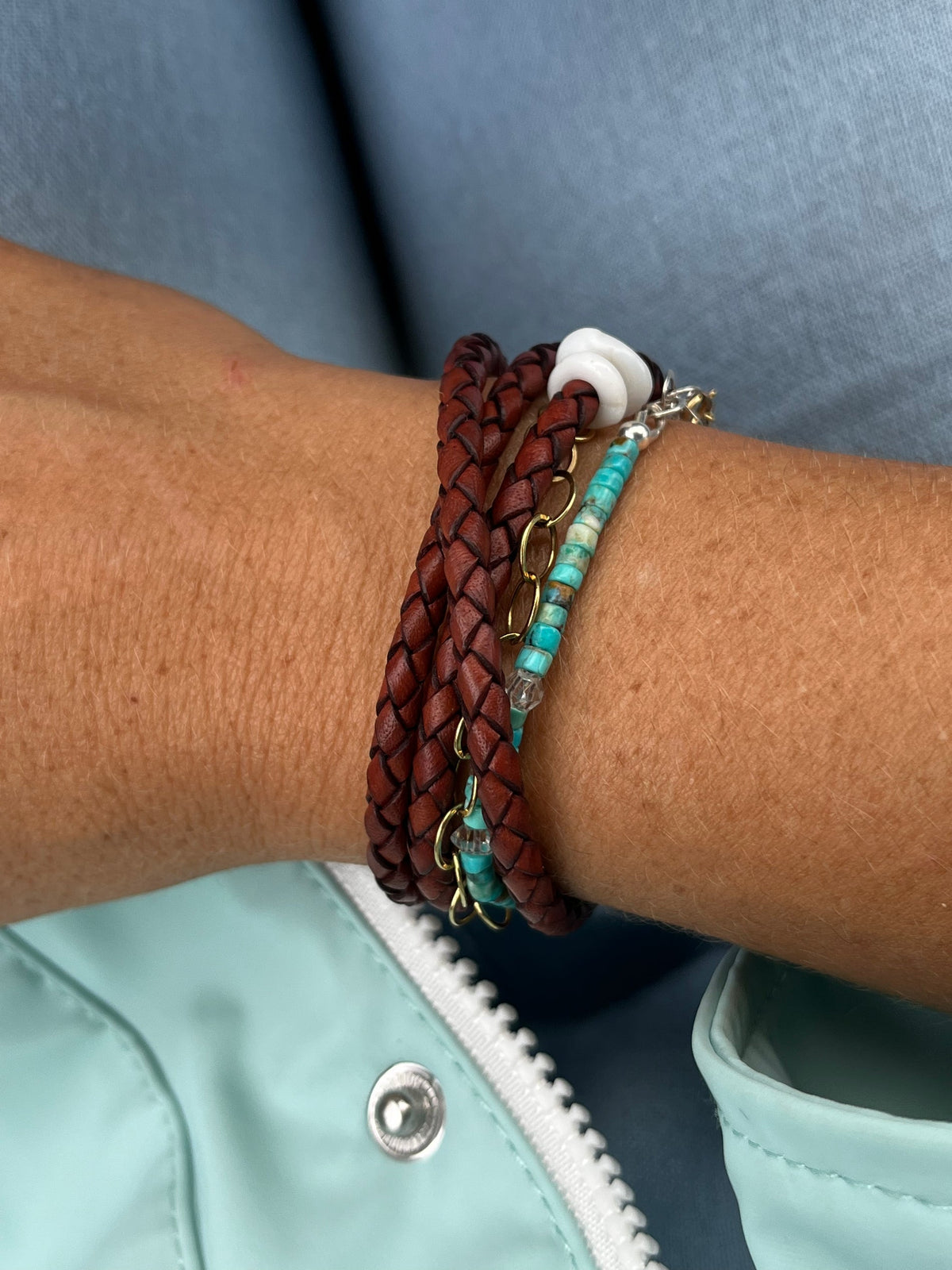 Puka Shell Gold Bracelet