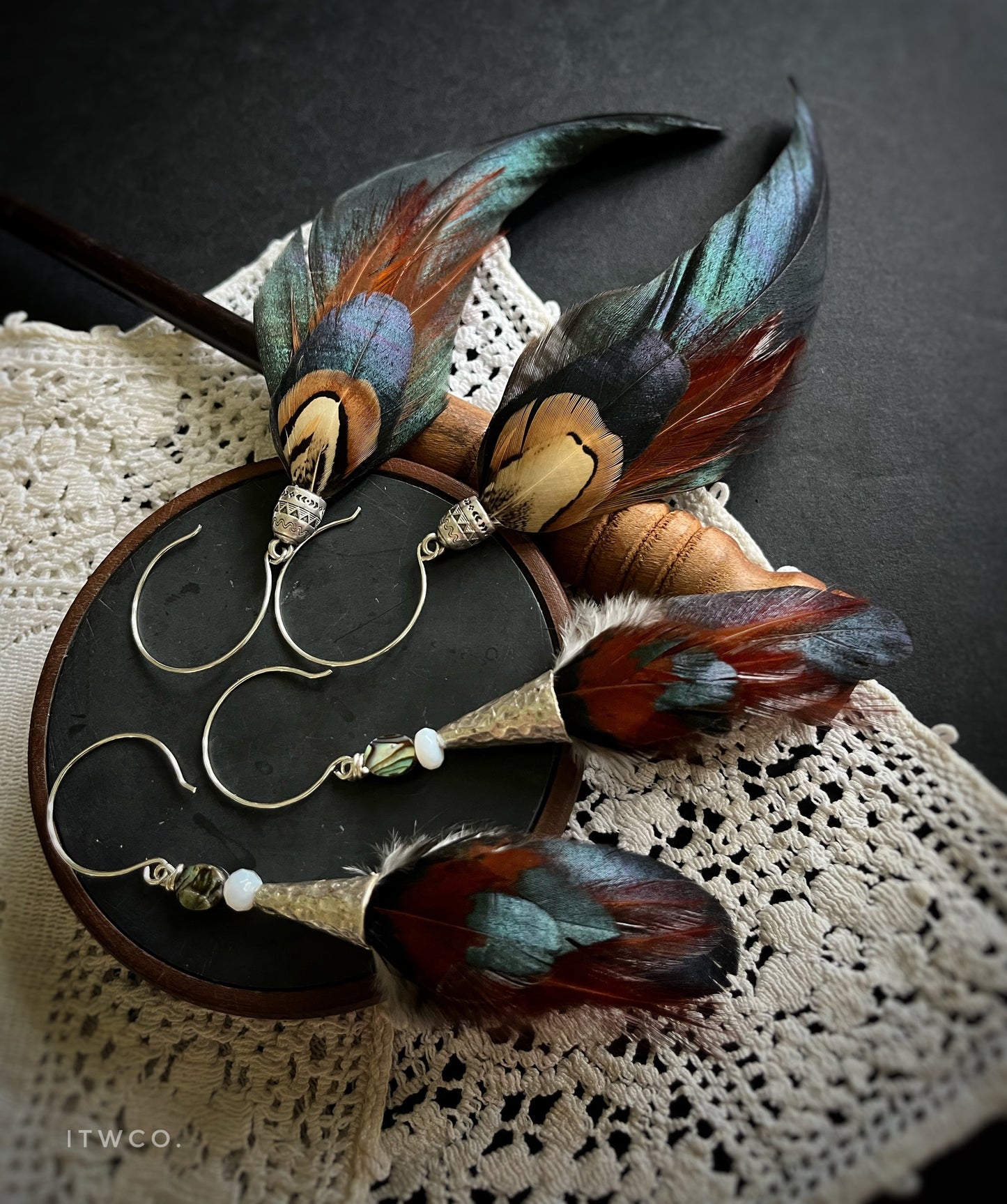 Mistah Roostah No. 1 Statement Earrings MTO