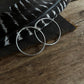 Sterling hoops