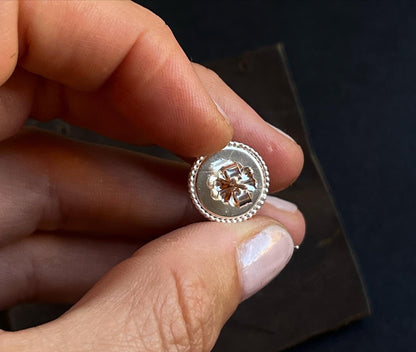 Custom Hair + Gemstone Ring