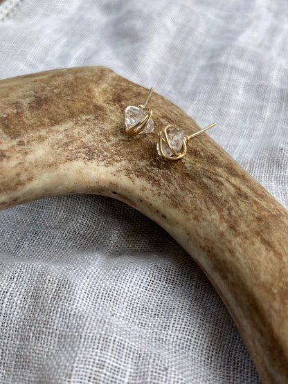 Herkimer Diamond Stud Earrings MTO