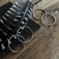Sterling hoops