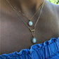 Signature Pearl Inlaid Antler Necklace MTO
