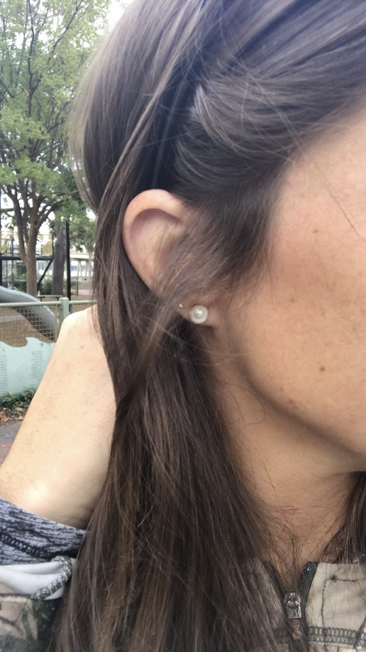 Signature Pearl or Gemstone Inlaid Antler Studs MTO