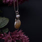 Kaua’i Sunrise Shell X Silver Tahitian Keshi Pearl Pendant