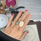 Granulated Cowrie Ring RTS
