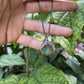 Chrysoprase Mixed Metal Necklace