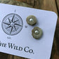 Signature Pearl Inlaid Antler Studs