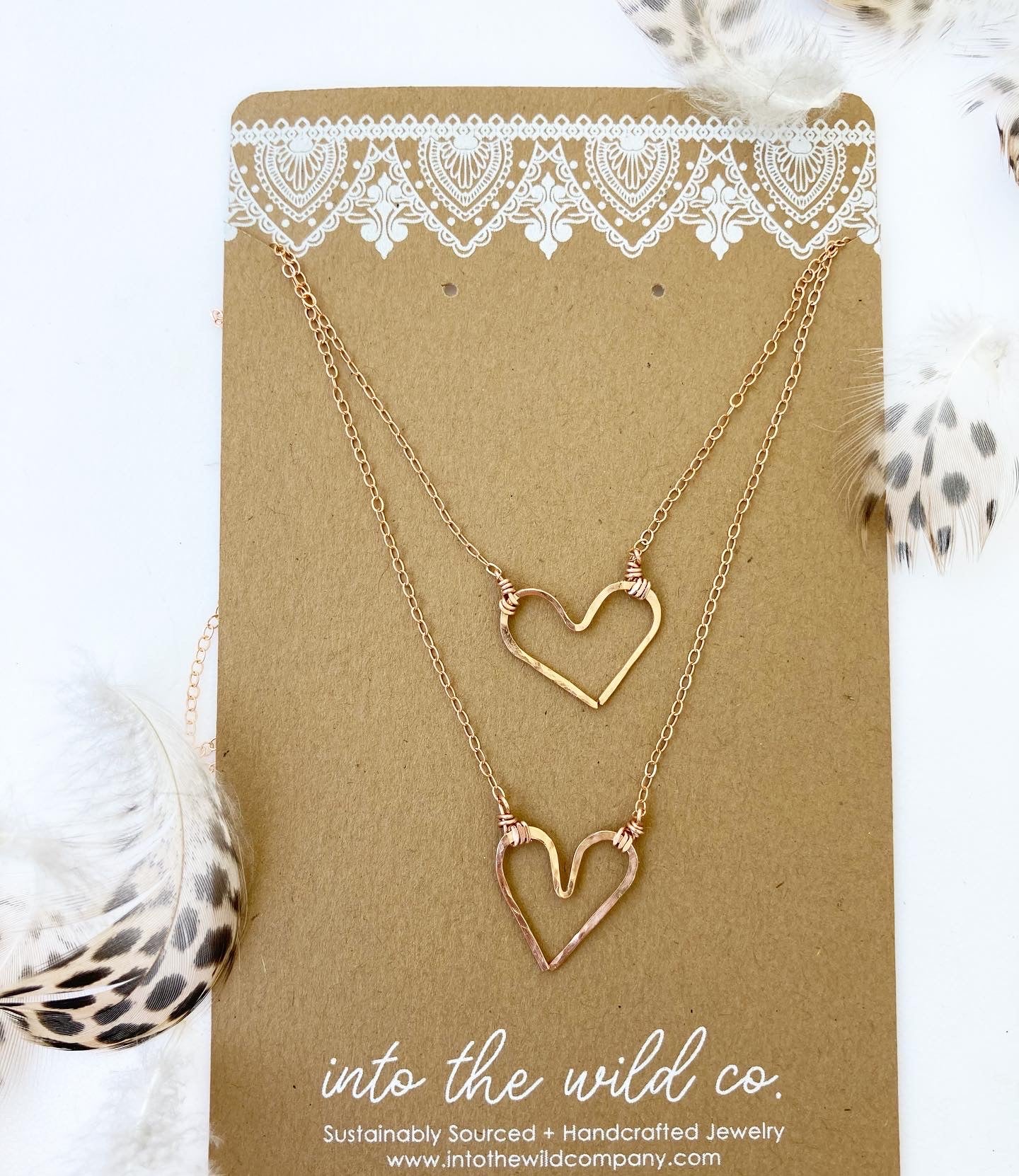 Hammered Heart Necklace