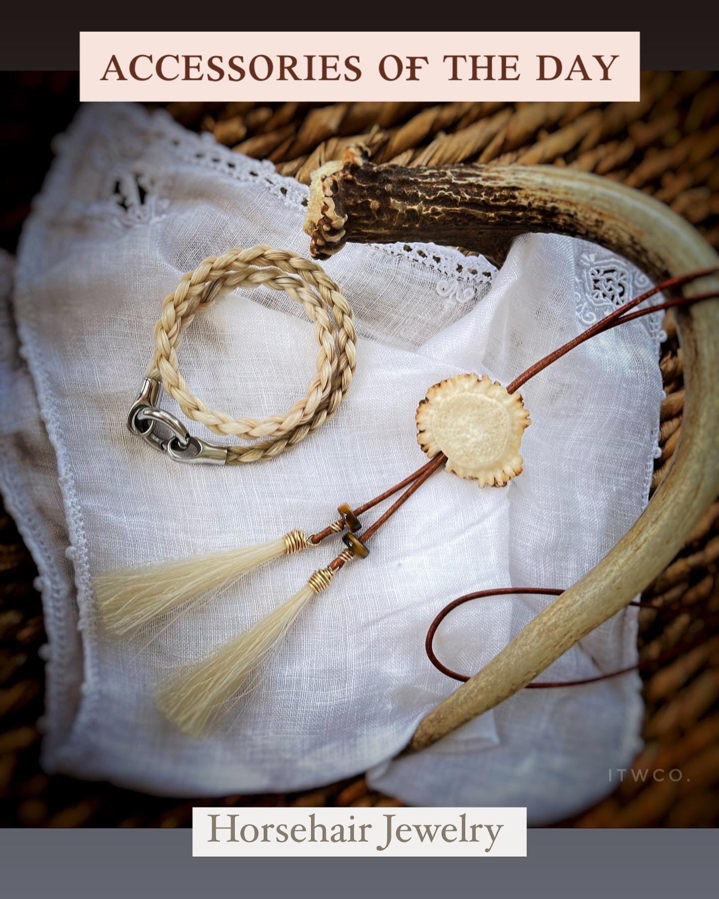 Signature Whitetail Burr Bolo Tie | gemstone x horsehair CUSTOM