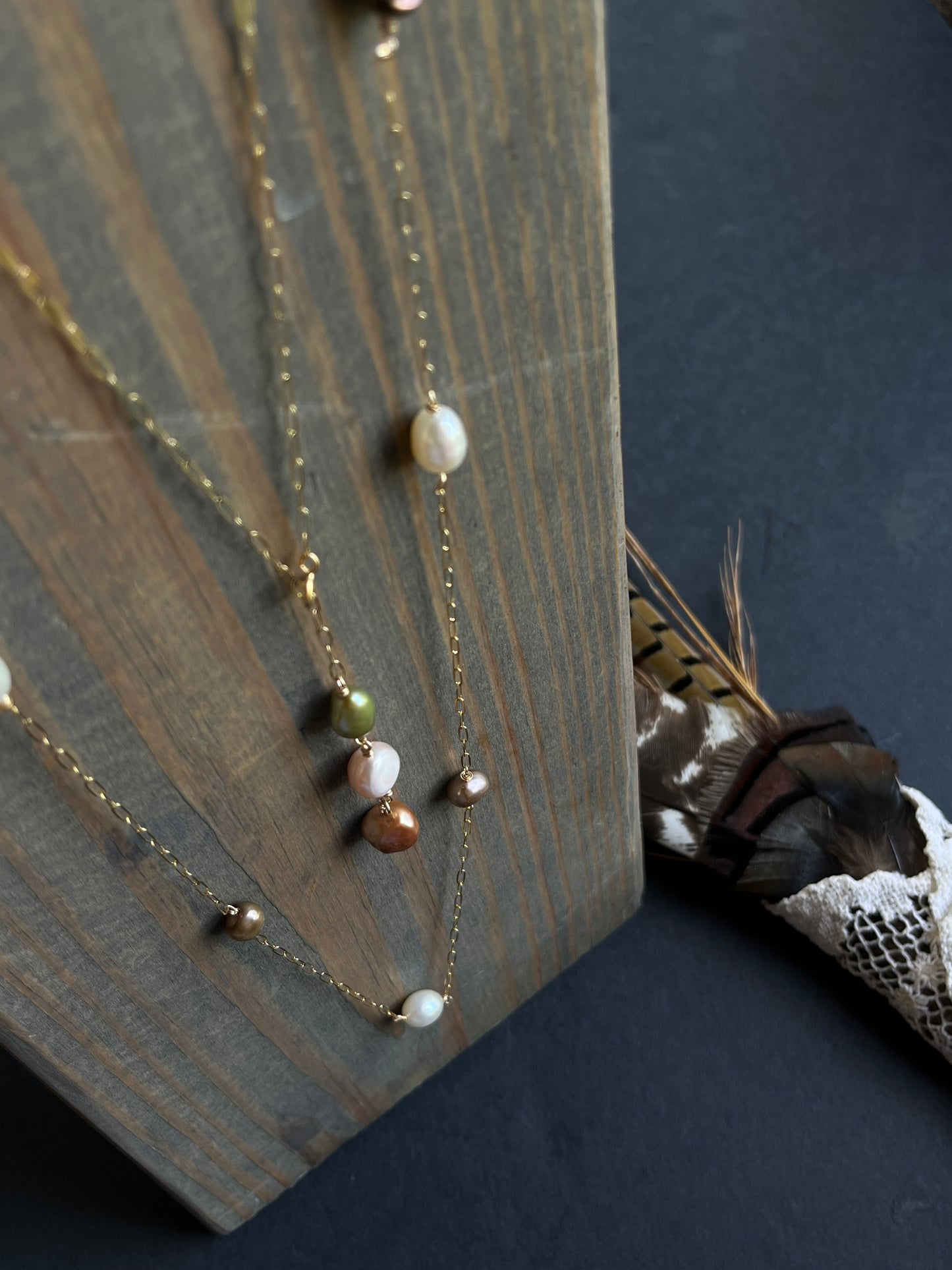 Pearl Drop Necklace No. 2 *rts