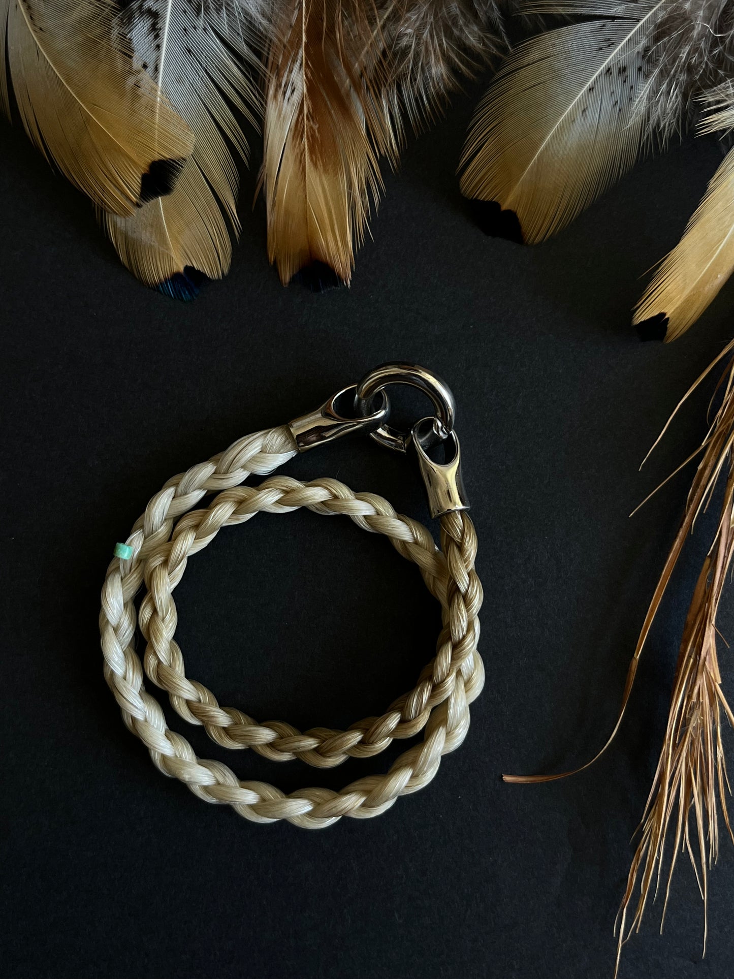 The Barn Jack Mini Double Wrap Horsehair Bracelet