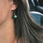 Turquoise Heart Earrings *rts