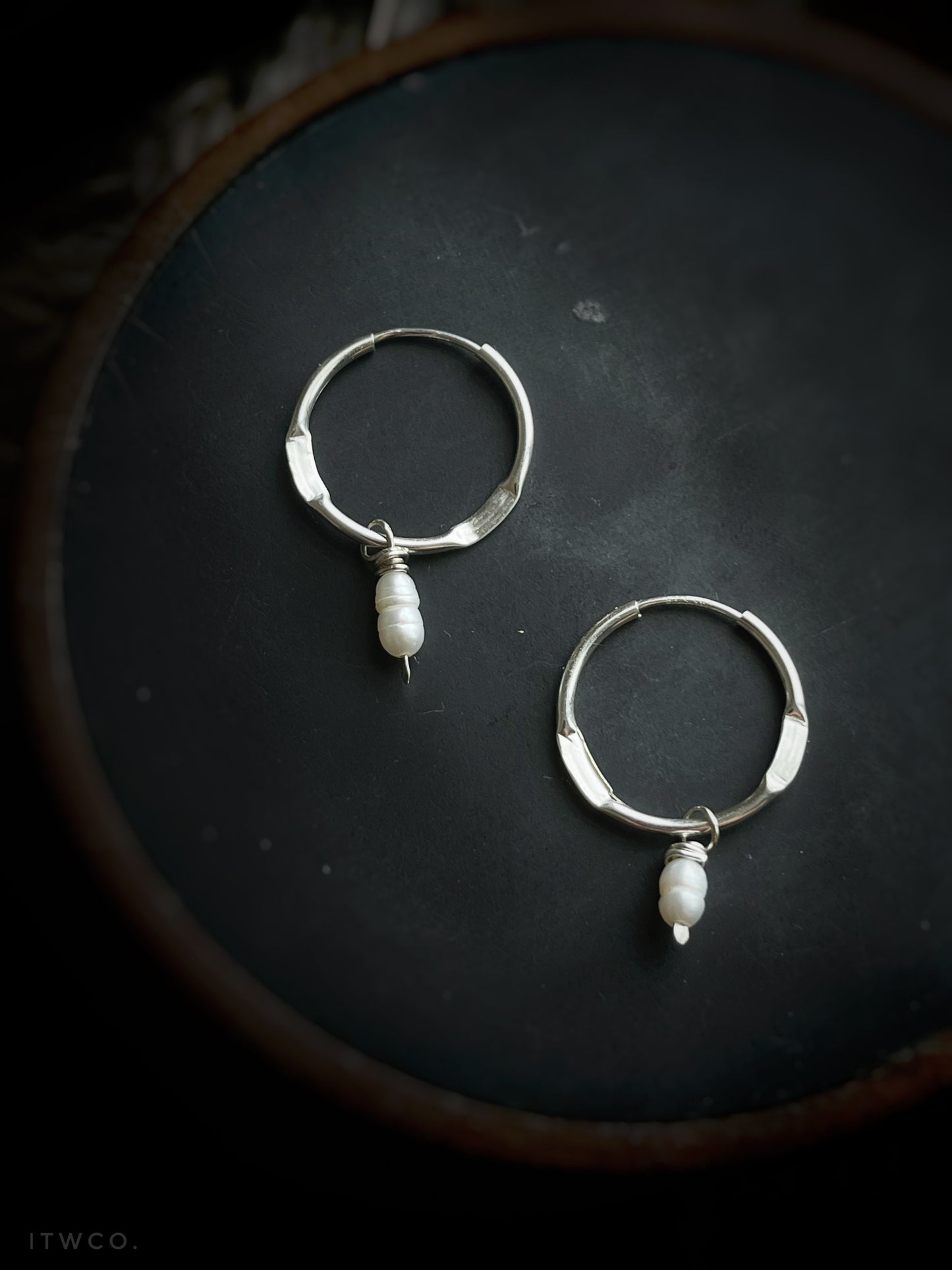 Happy Mistake Hoops | Pearl