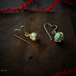 Turquoise Heart Earrings *rts