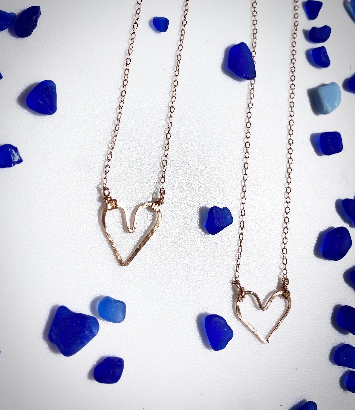 Hammered Heart Necklace