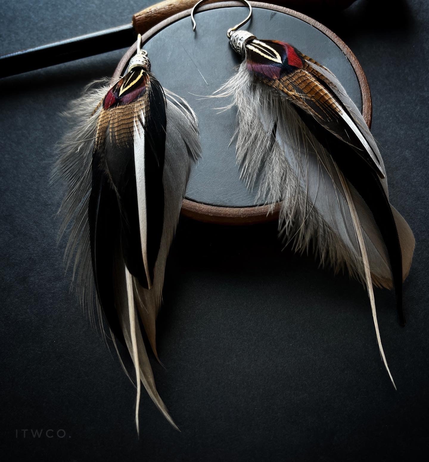 Amber Rose Statement Earrings MTO