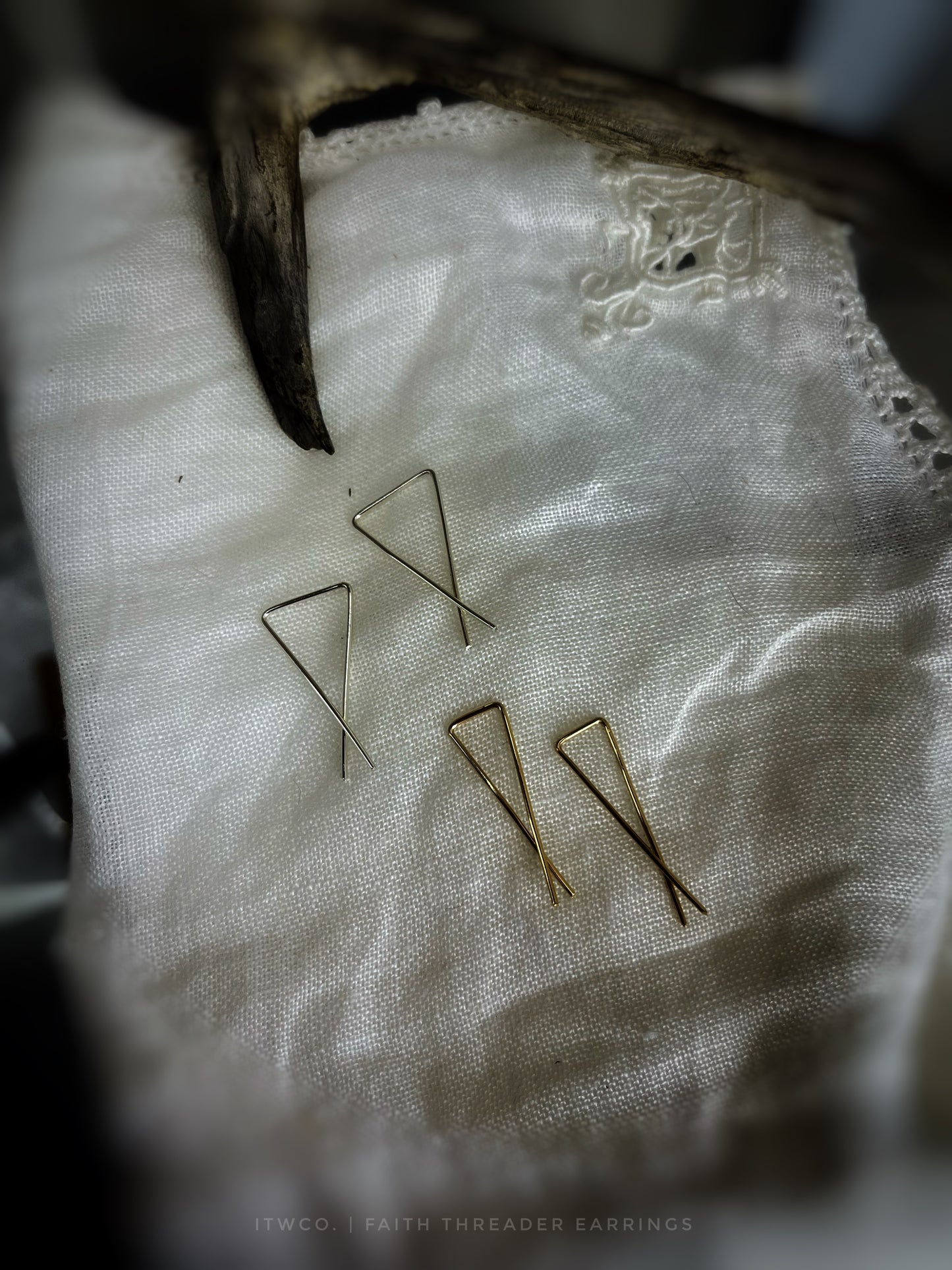 faith threader earrings ♢ rts